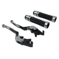 Extendable Brake Clutch Lever Grip Set for Kawasaki Ninja 650R (2006-2011)