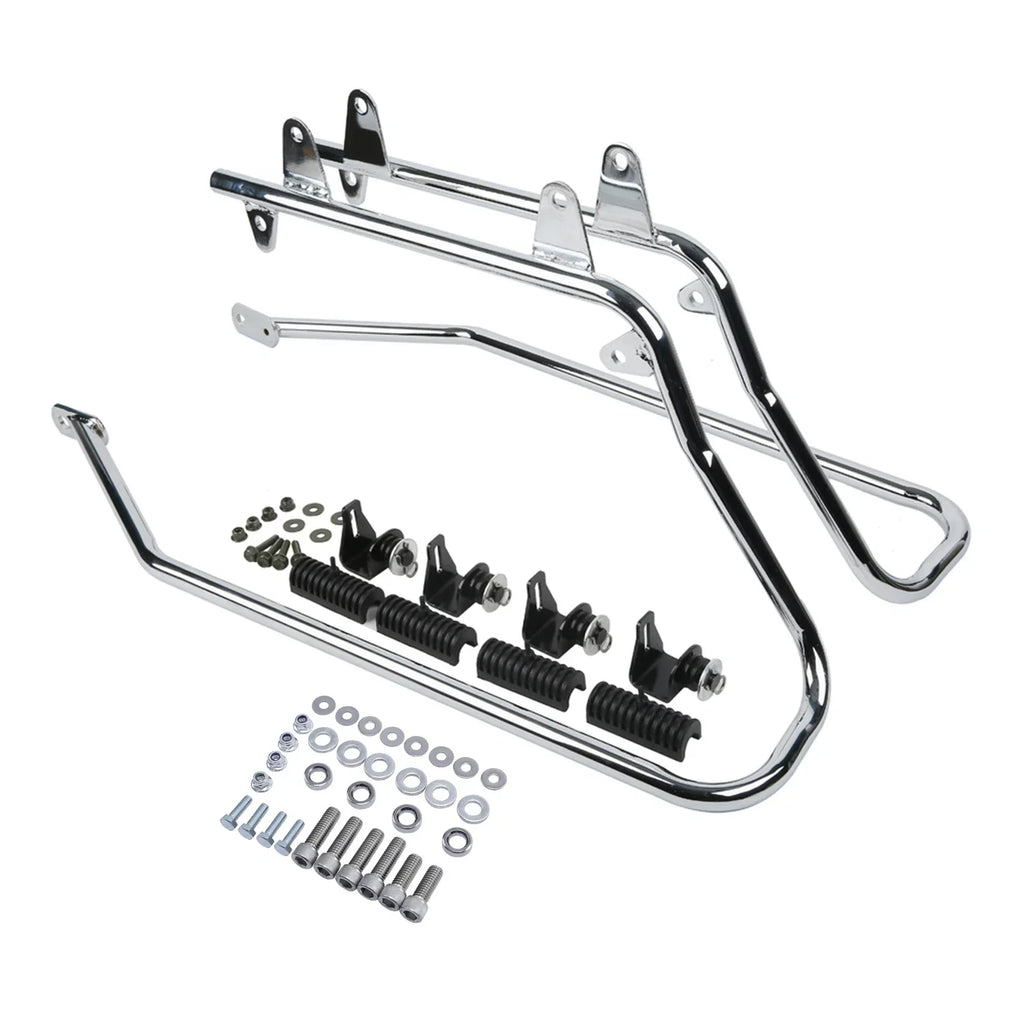 Saddlebag Conversion Brackets with Hardware for Harley Softail