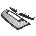 Stainless Black Mesh Rivet Grille for Chevy Colorado (2015–2020)