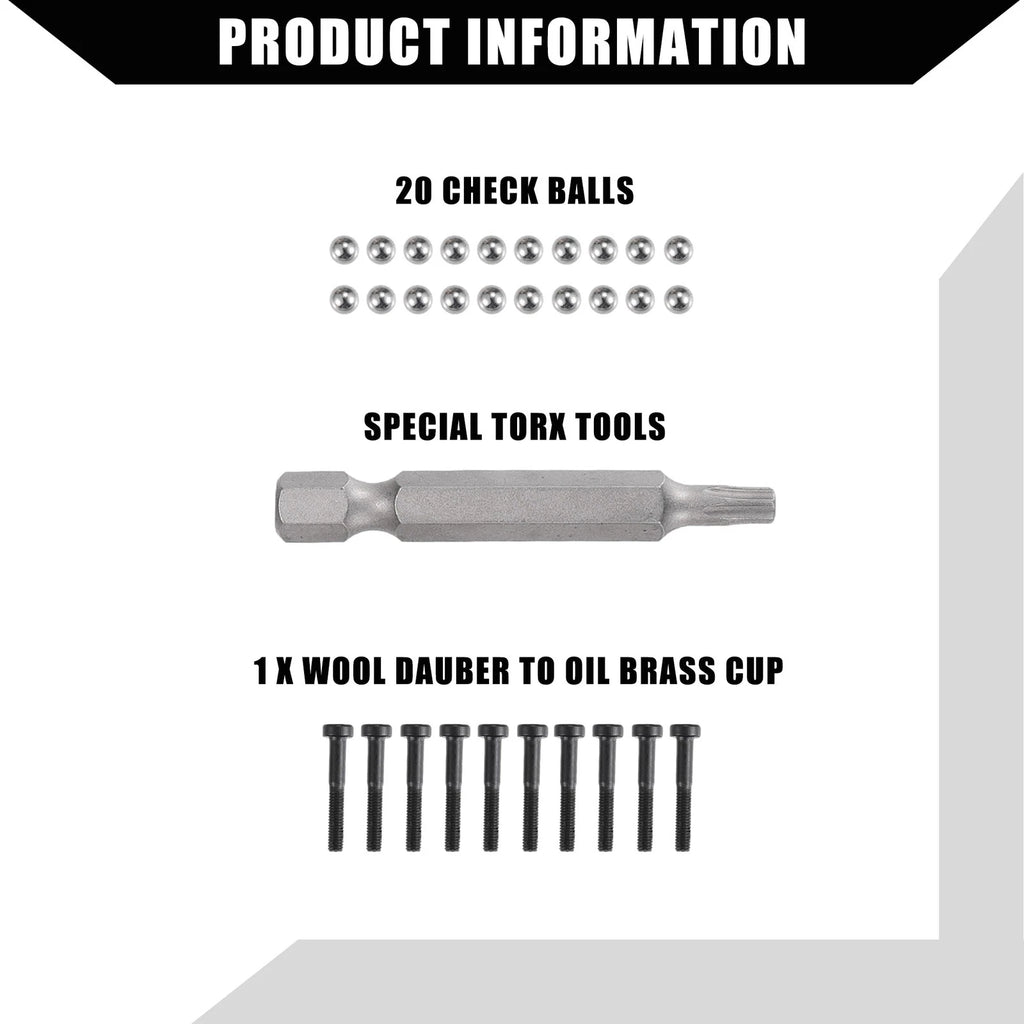 Set of 4 Car Injector Rebuild Kit for Ford F-Series Trucks (1999–2003)