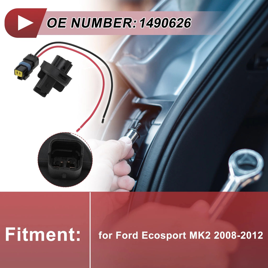 Set of 2 Rear Fog Light Socket Wiring for Ford Ecosport (2008–2012) No.1490626