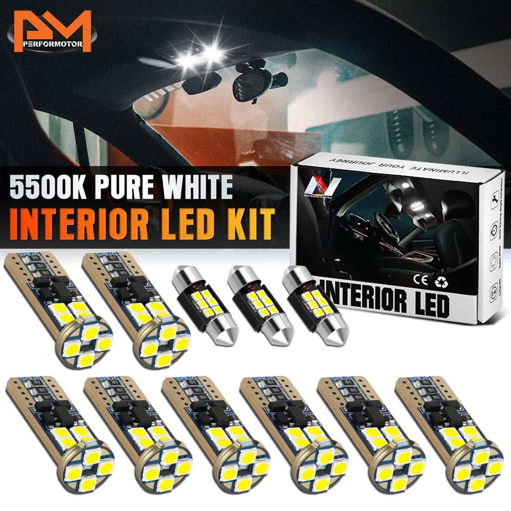 LED Dome Cargo Light Bulb Kit 11 Pcs for Toyota 4Runner (2010–2024)