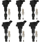 Set of 6 Ignition Coils & Iridium Spark Plugs for Kia Sorento (2018–2020)