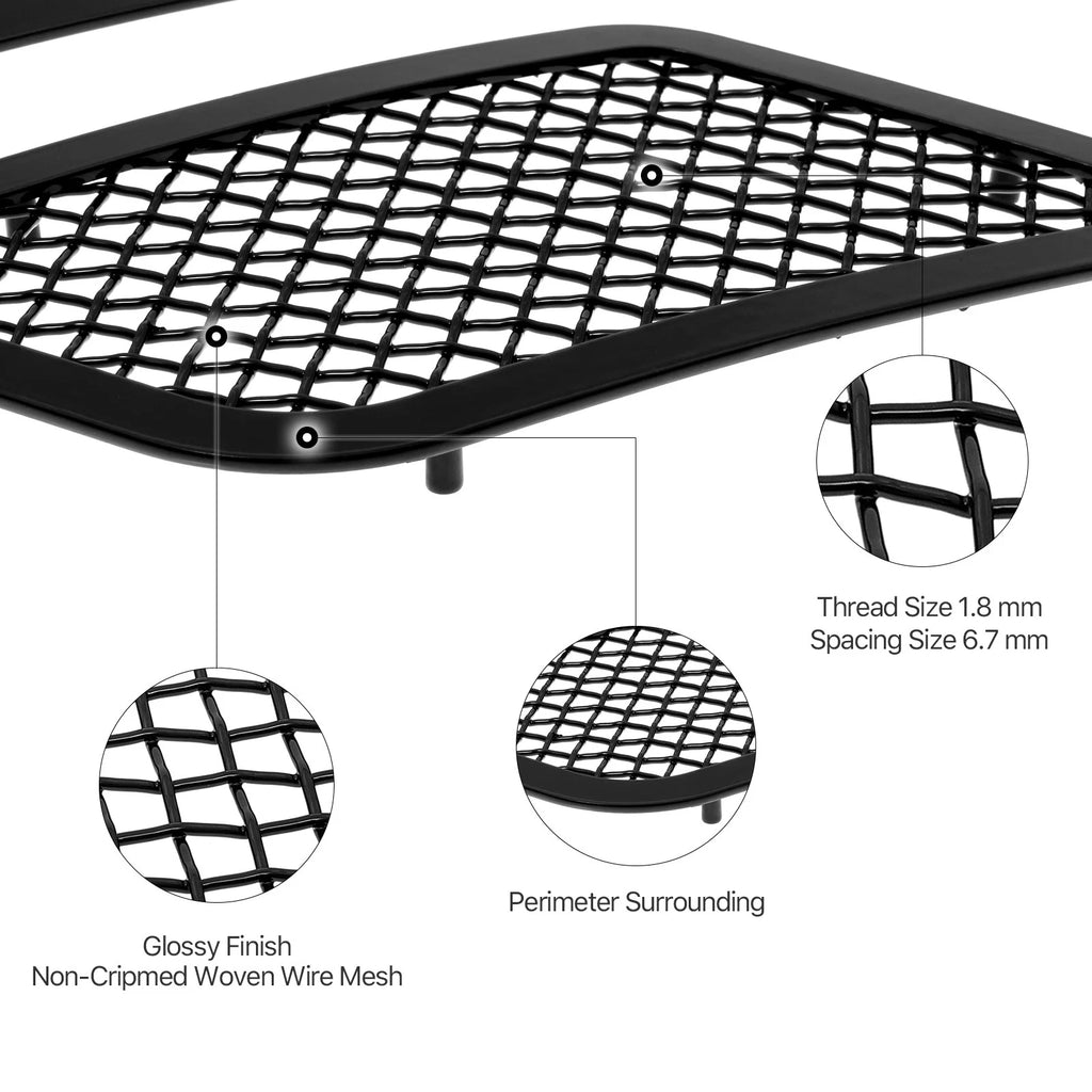 Stainless Black Mesh Grille Insert for Nissan Frontier (2009-2021)