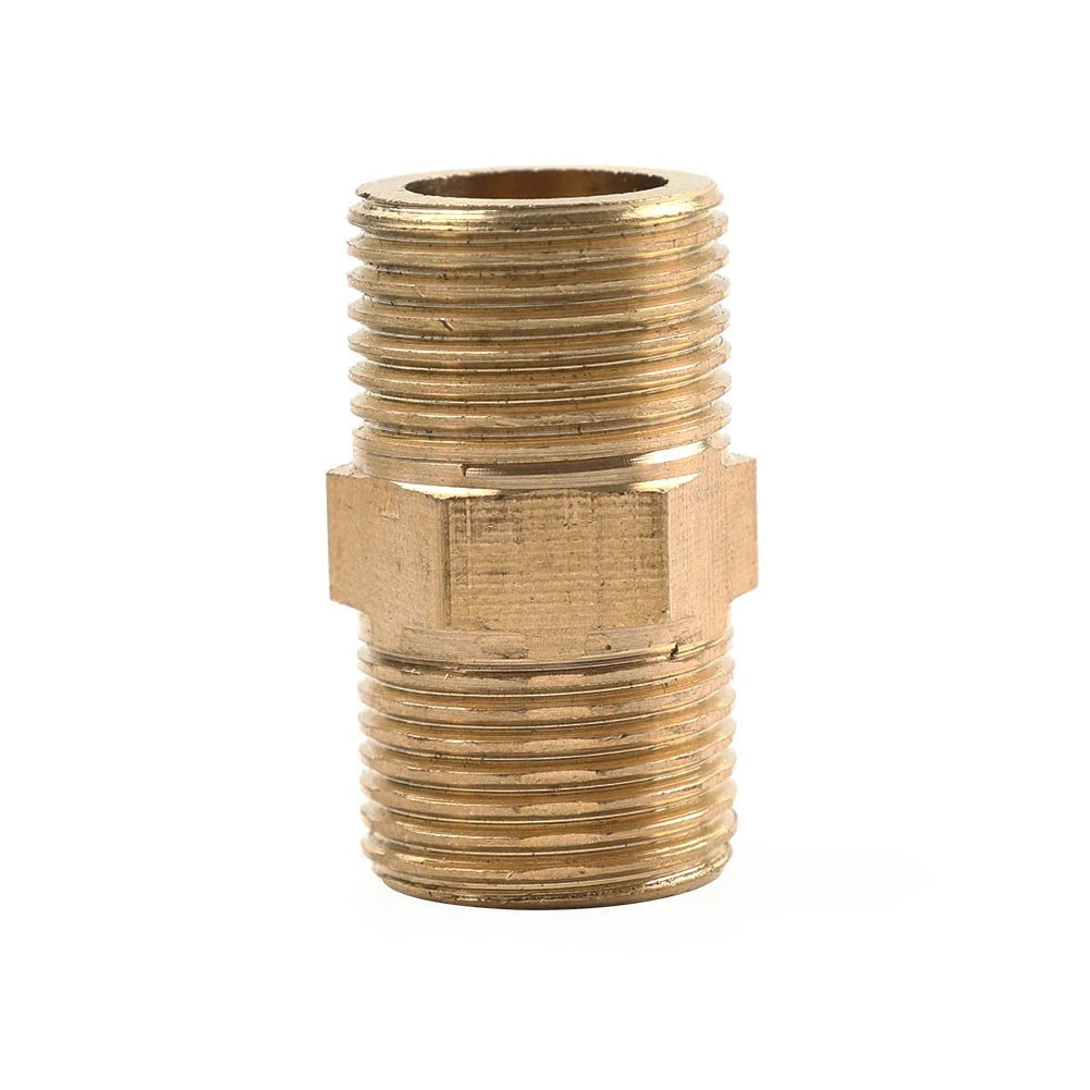 Brass G3/8 Male to G3/8 Male Adapter Pipe Fitting Connector