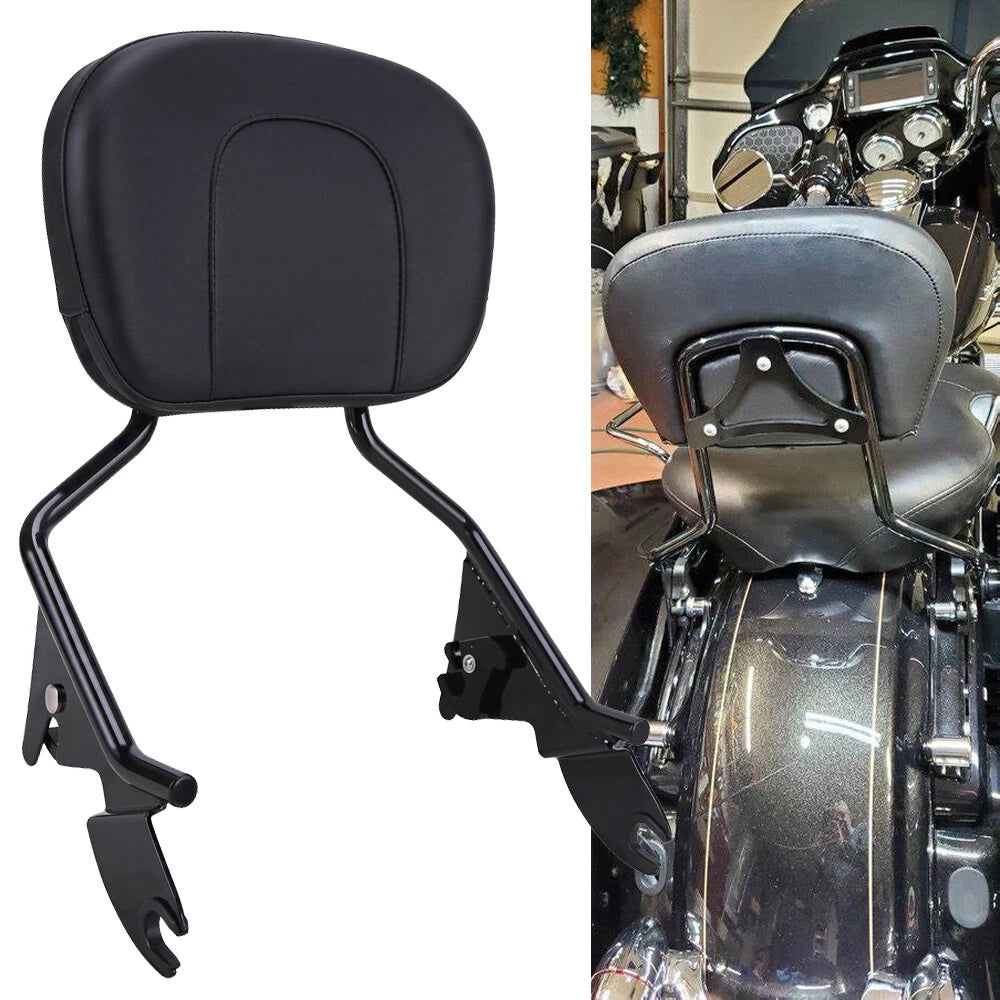 Rear Passenger Backrest Sissy Bar for Harley Touring Road Street Glide (2014–2023)