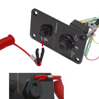 Ignition Key Switch Panel for Yamaha Outboard (704-82570-12-00, 704-82570-08-00)