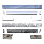 Diamond Grade 12pc 4 3/4" Rocker Panels for 2017-24 Ford Superduty Crew 6.5' Be