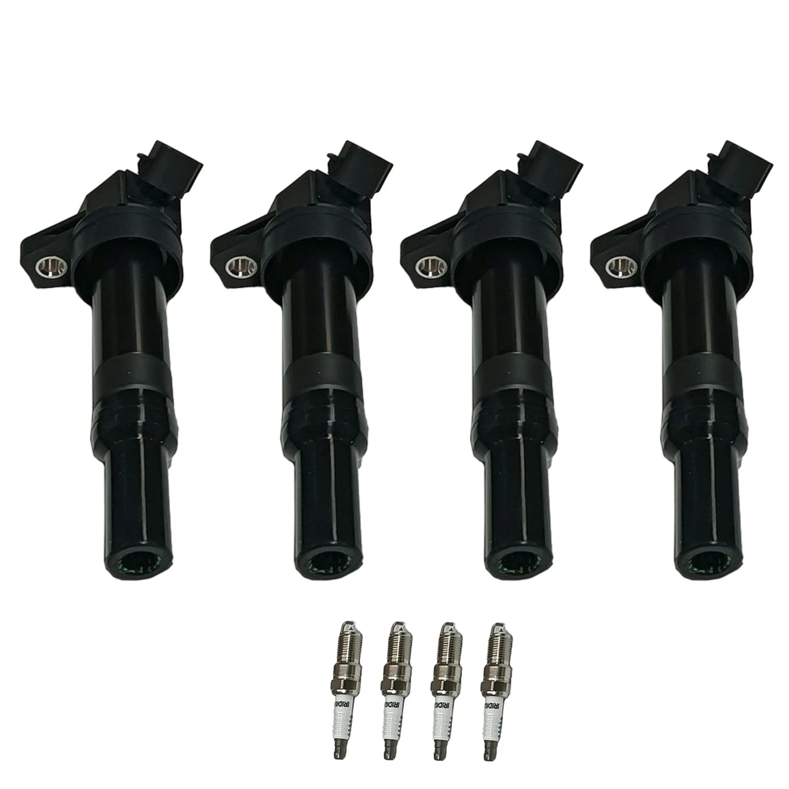 4X Ignition Coils & Spark Plugs for Hyundai Kia Elantra Tucson Forte (UF651)