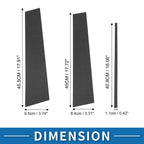 Set of 6 Door Pillar Window Trim for Toyota Fortuner (2015–2023) Carbon Fiber