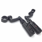 1" Black Wing Zombie Sull Foot Peg for Harley Davidson Sportster 883 1200