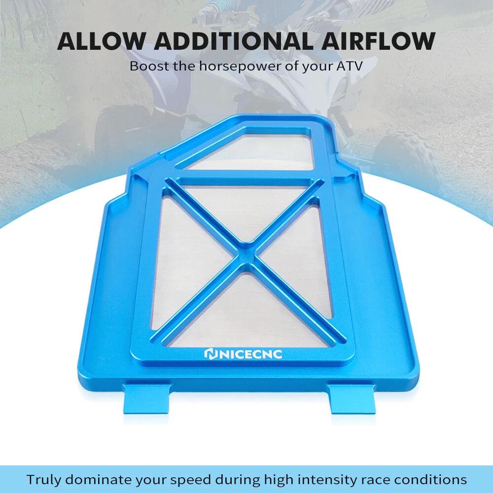 Aluminum Airbox Lid Cover for Yamaha YFZ450R ATV (2009–2024)