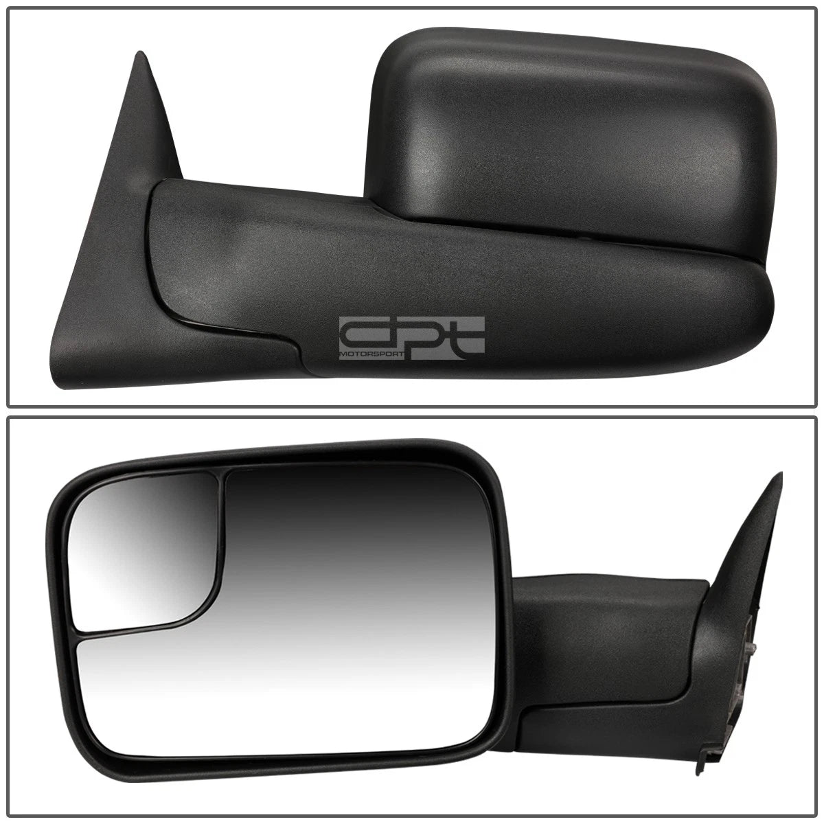 Pair of Foldable Powered Tow Mirrors for Dodge Ram 1500 2500 3500 (1994–1997)