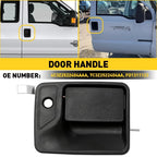 Front Exterior Door Handle for Ford F-250-F-550 Super Duty (1999–2016) Black