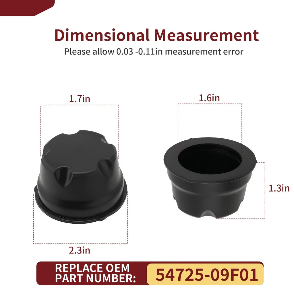 Front Rear Wheel Caps for Suzuki Vinson 500 4x4 (2002-2007)