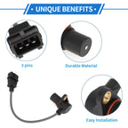 Crankshaft Position Sensor for Buick Sail 1.6L (No. 92099888) 1 Pc Black