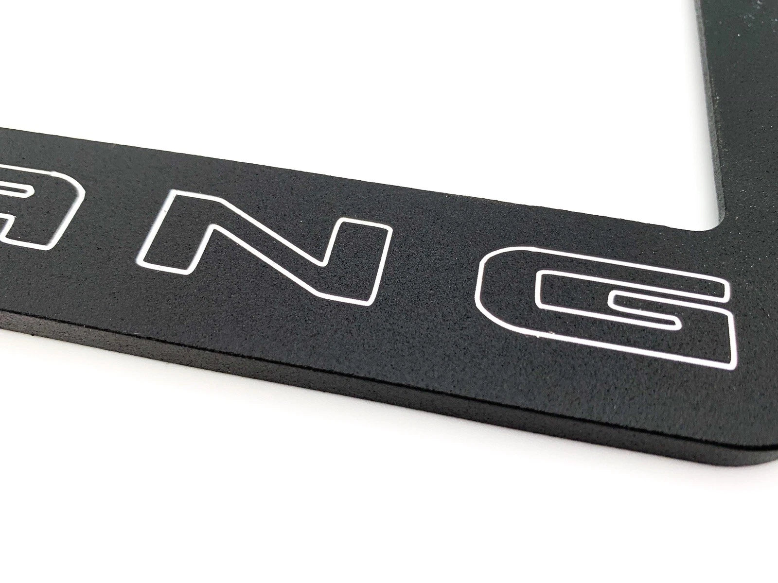 Engraved Billet Aluminum License Plate Frame for Ford Mustang (2015–2024)