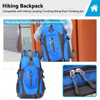 40L Hiking Backpack for Camping Travel Rock Climbing Skiing