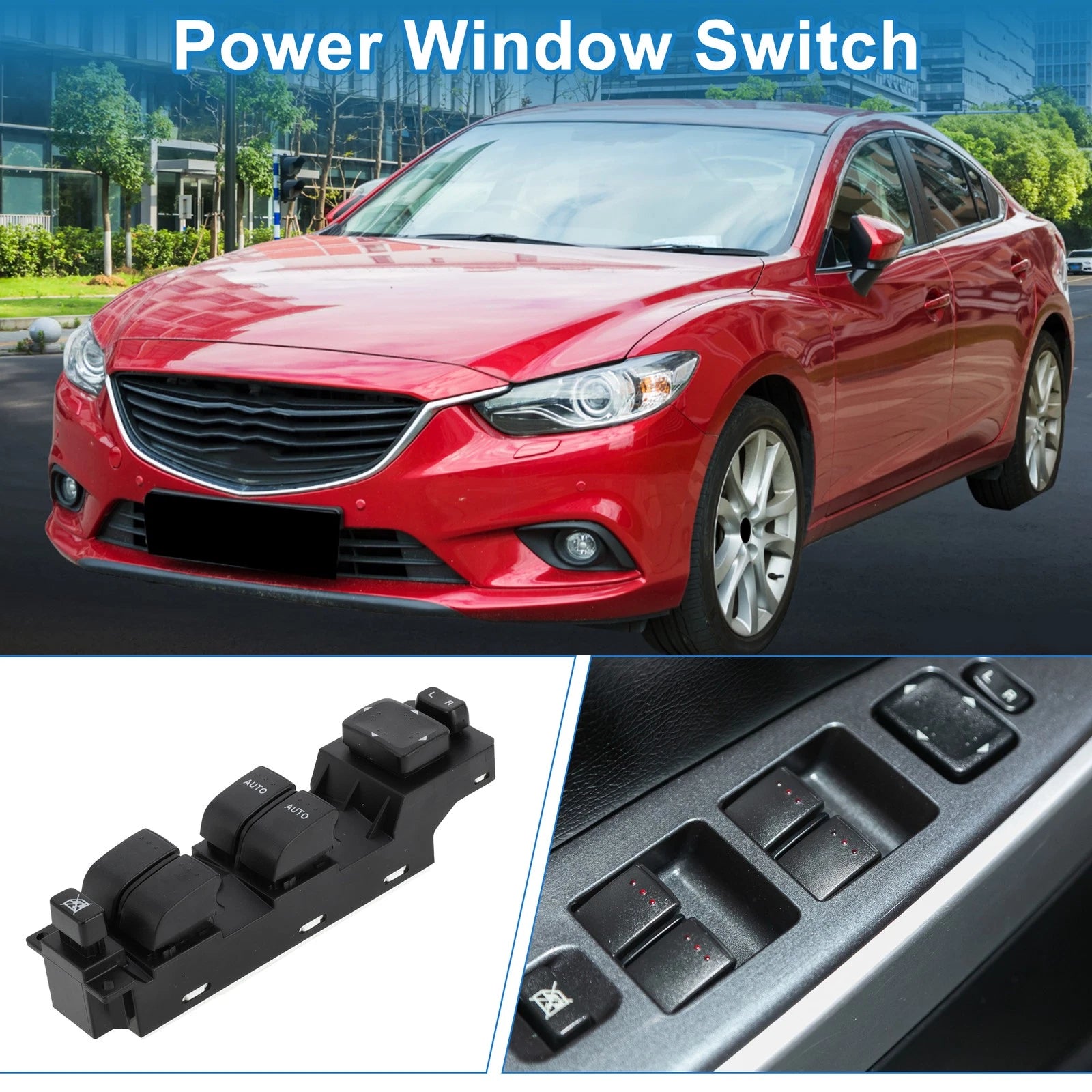 Power Window Switch for Mazda 6 (No.GS3L66350)