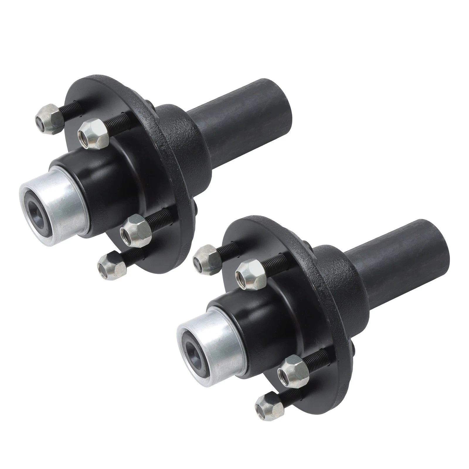 2-Pack Trailer Hub Kit for 5-Lug 4.5" Spindle (Round)