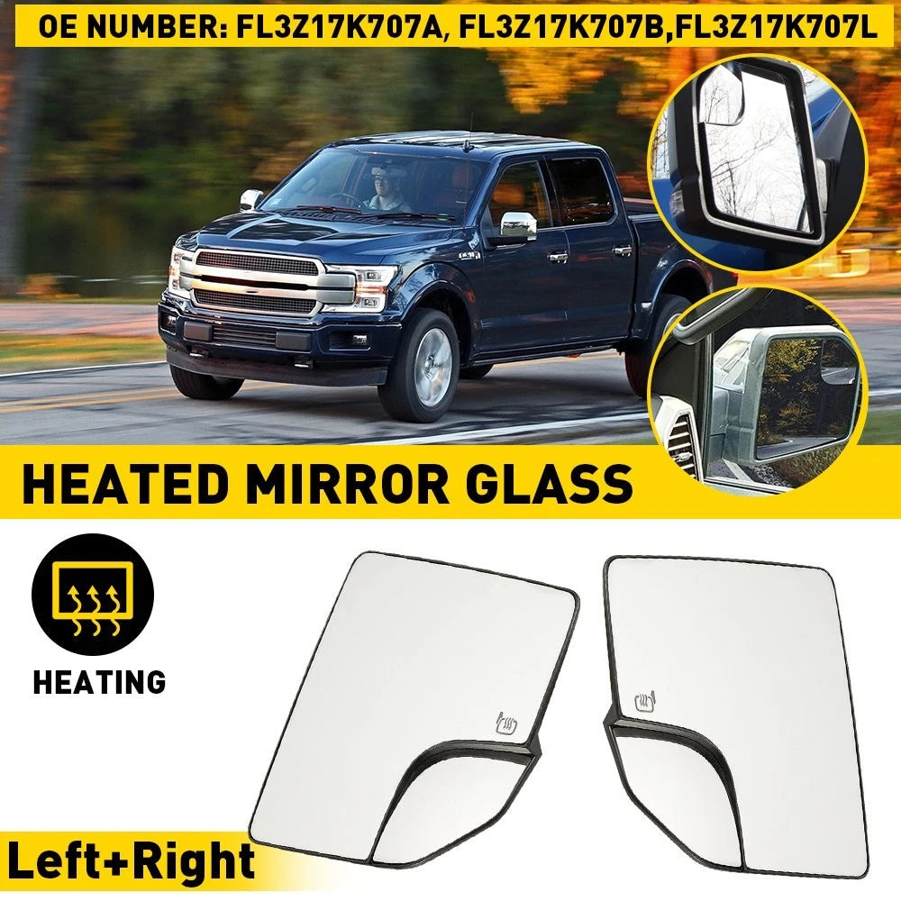 Heated Side Mirror Glass for Ford F150 (2015–2020) EXV