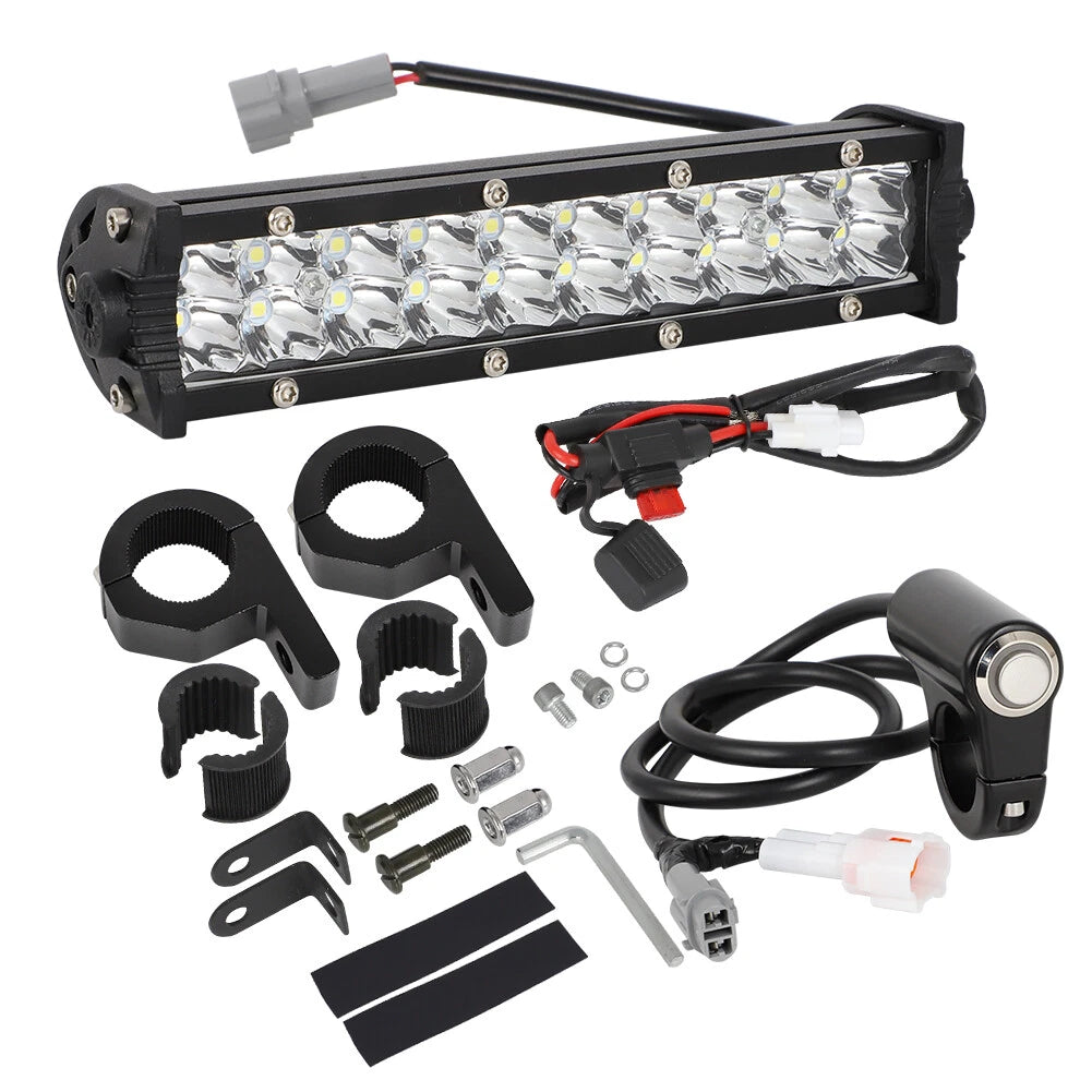 60W LED Headlight Light Bar Kit for Kawasaki KLX110 KLX110L (2002–2023)