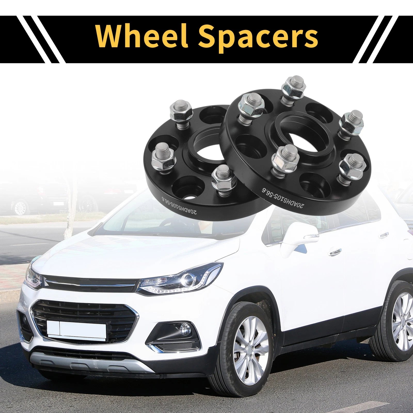 5x105mm Wheel Spacers 56.6mm M12x1.5 for Chevrolet Trax (2013–2020)