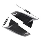 2X Carbon Fiber Side Mirror Cover Caps for BMW F20 F21 F30 F32 F36 X1 M2