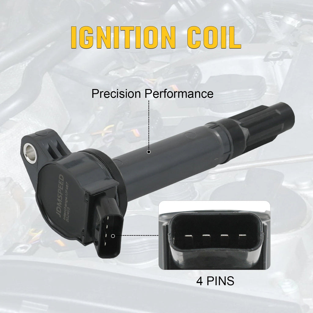 Set of 6 Ignition Coils & Spark Plugs for Toyota Avalon (2005–2018)