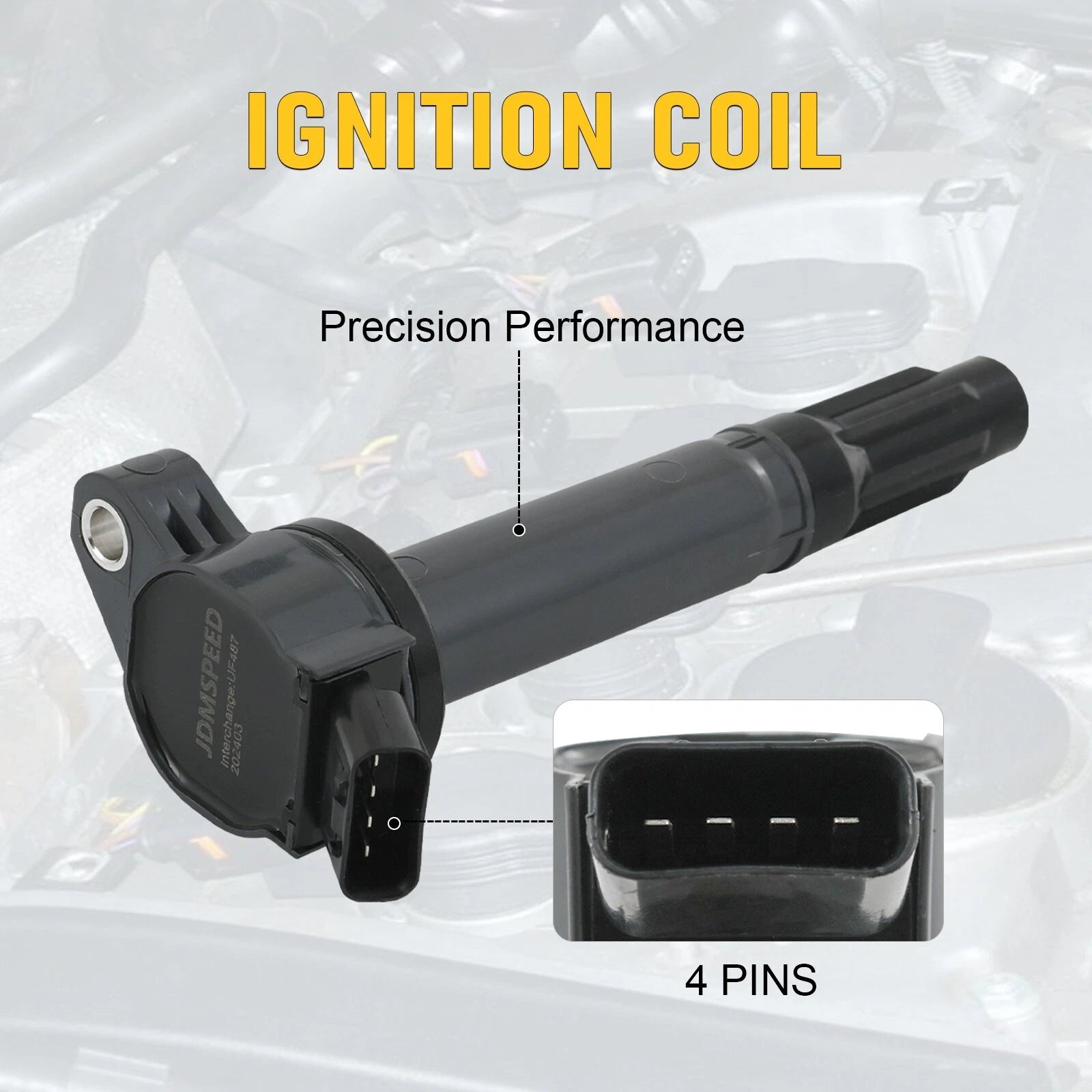 Set of 6 Ignition Coils & Spark Plugs for Toyota Avalon (2005–2018)
