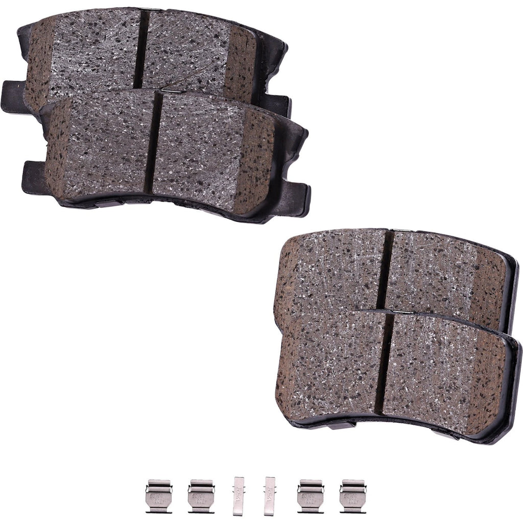 Set of 4 Brake Pads for Jeep Patriot, Compass, Dodge Avenger, Chrysler 200