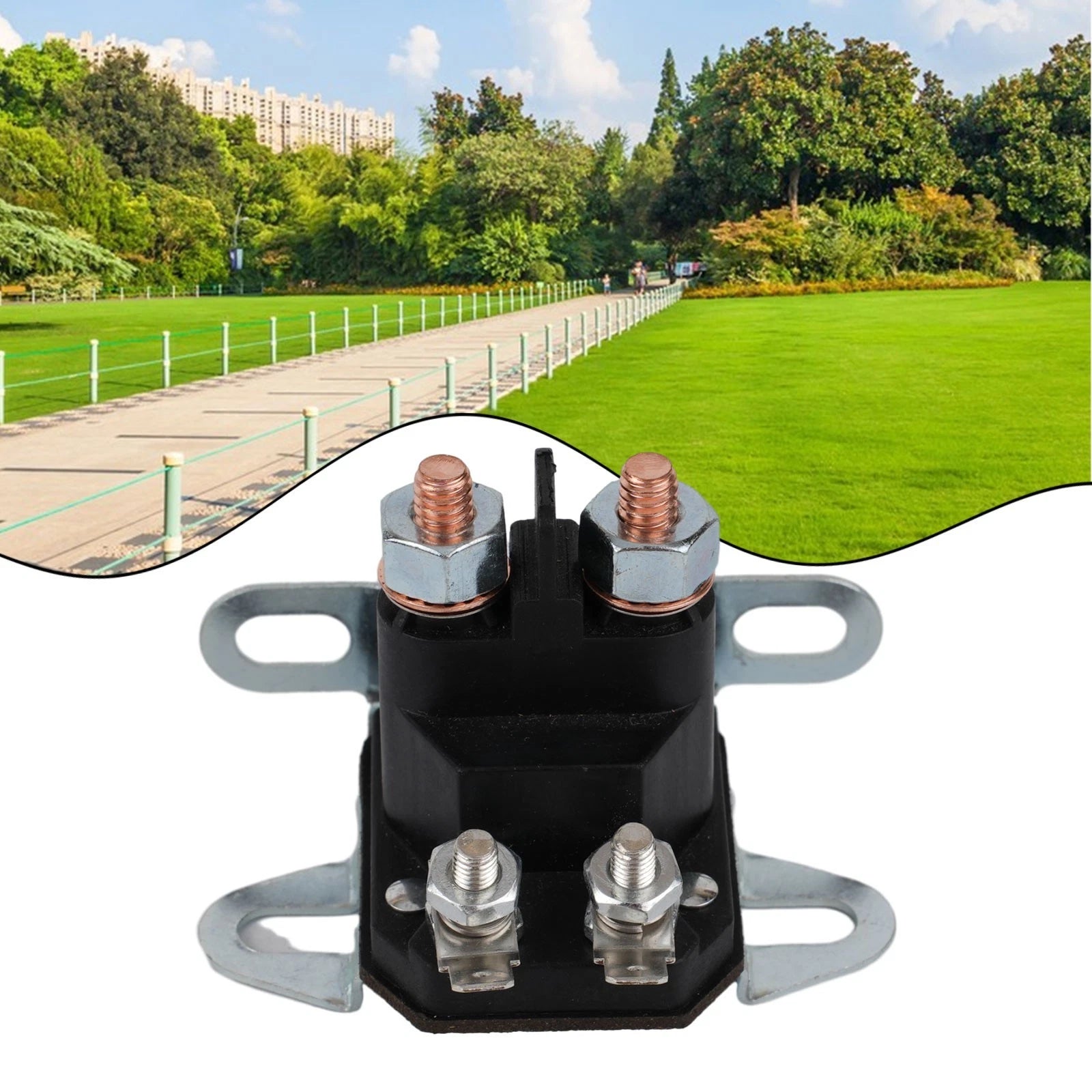 Double Pole Starting Solenoid for Turf Tracers & Scags (OEM Compatible)