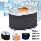 Air Filter Element for 168F Lawn Mower (A12-5-1, A23-2-1-3)