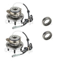 Set of 2 NTN Front Wheel Bearing and Hub Assemblies for Mazda Ford