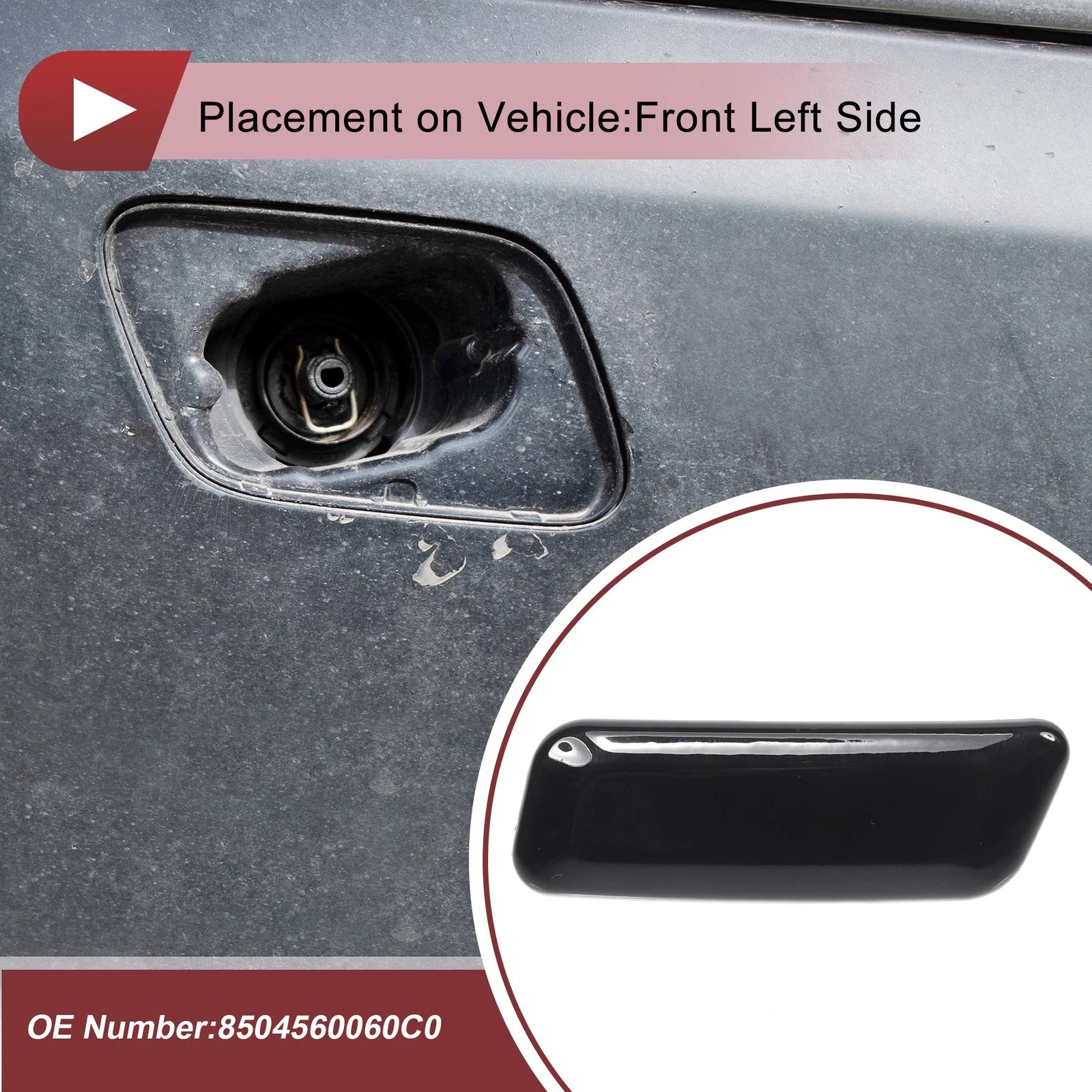 Front Left Washer Nozzle Cover Cap No. 8504560060C0 for Lexus GX460 (2010–2013)