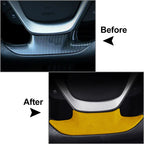 Suede Interior Steering Wheel Lower Cover Trim for Chevrolet Corvette C7 (2014-2019)