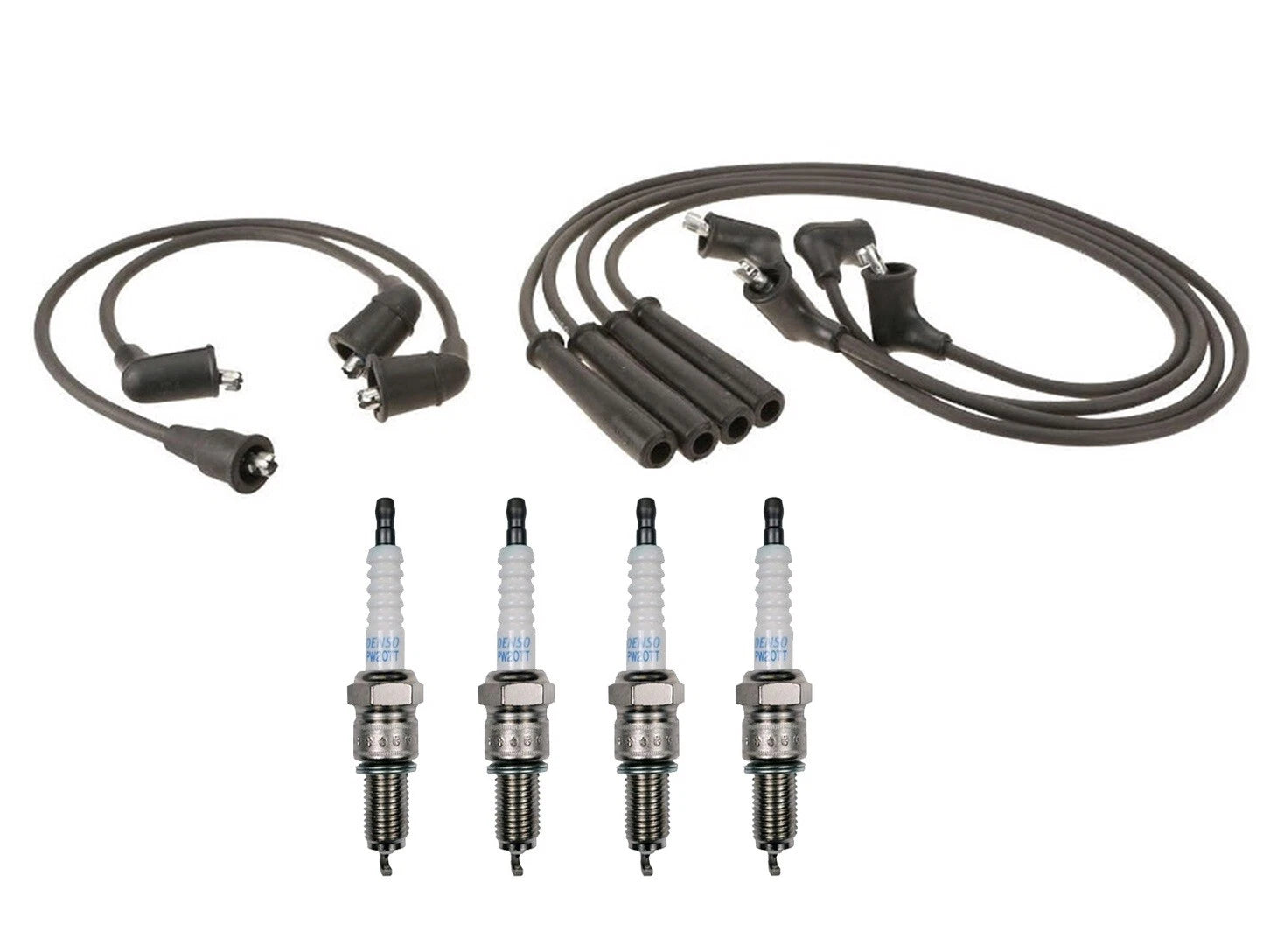 Denso 7mm 4 Platinum TT Spark Plug Wire Set for Dodge Mitsubishi Plymouth