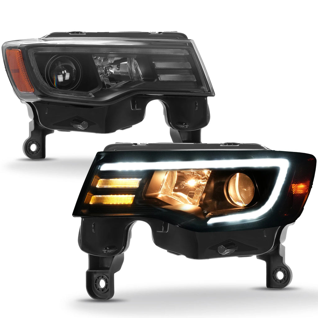LED Tube Projector Headlights for Jeep Grand Cherokee (2017-2022)
