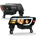 LED Tube Projector Headlights for Jeep Grand Cherokee (2017-2022)