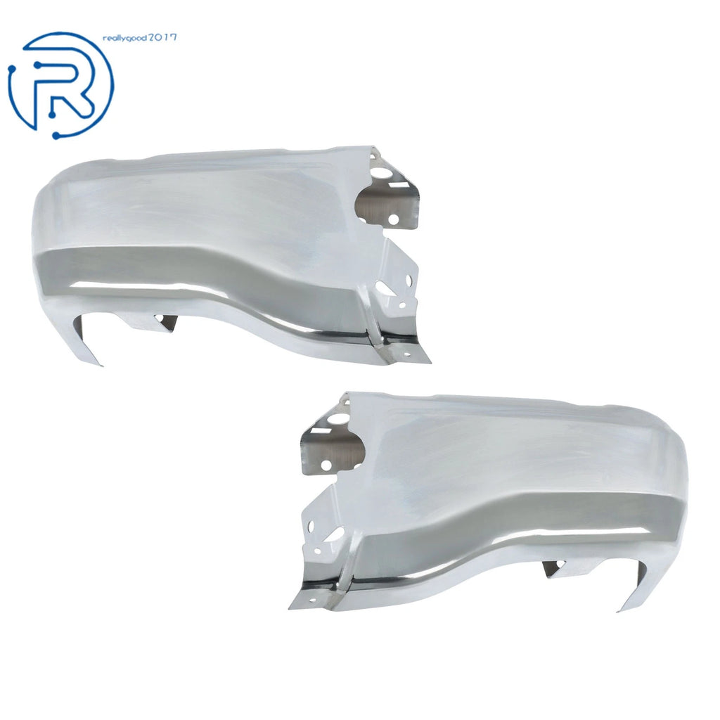 Pair of Rear Bumper Ends Chrome for Ford Ranger (2019-2023)
