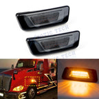 Smoked Amber LED Indicator Side Marker Light for Kenworth T680 (2018–2025)