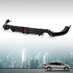 Rear Lip Diffuser Body Kit with LED Light for Honda Civic (2016–2021)