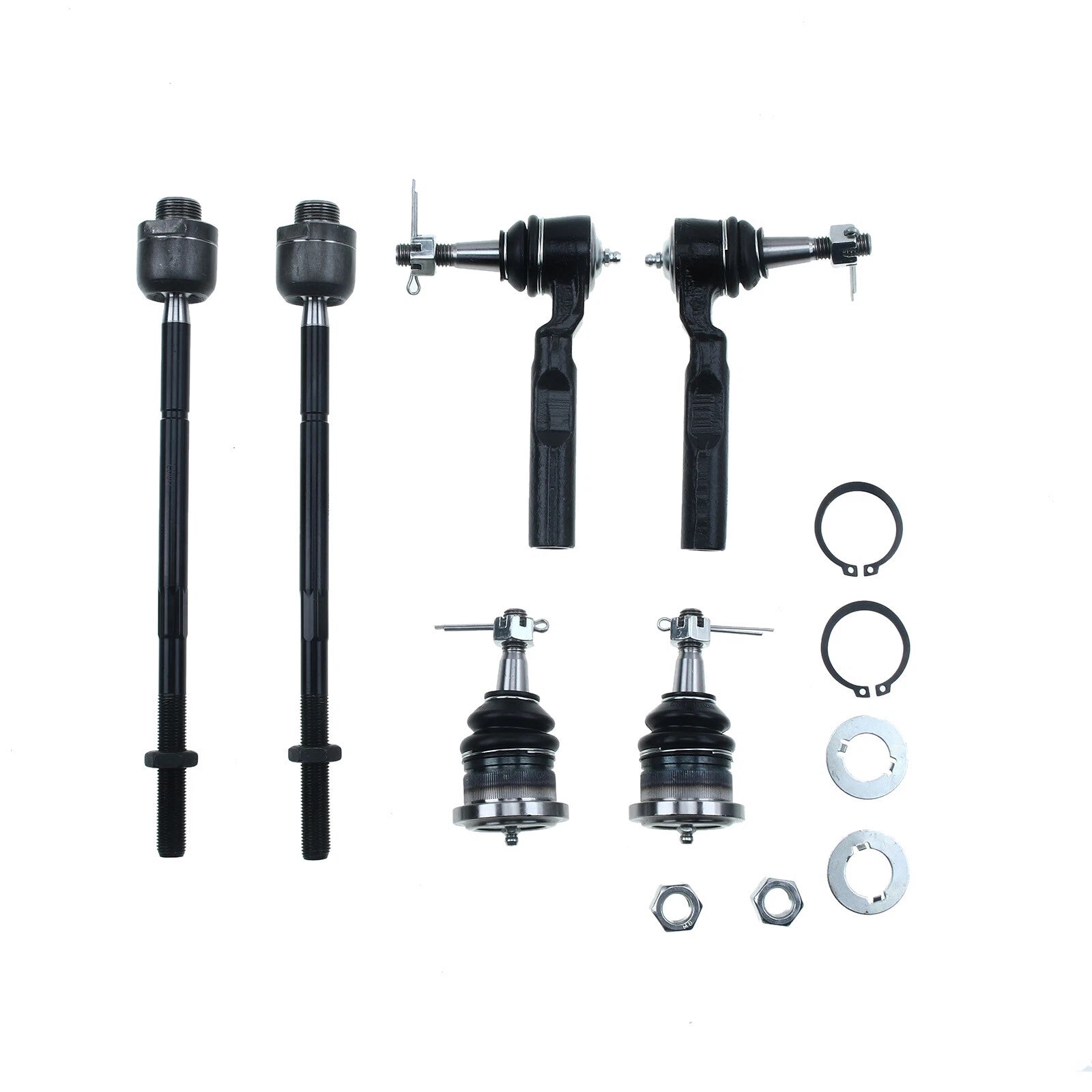 6X Front Ball Joint & Tie Rod End for Chevy Silverado 1500 GMC Sierra (2007–2018)