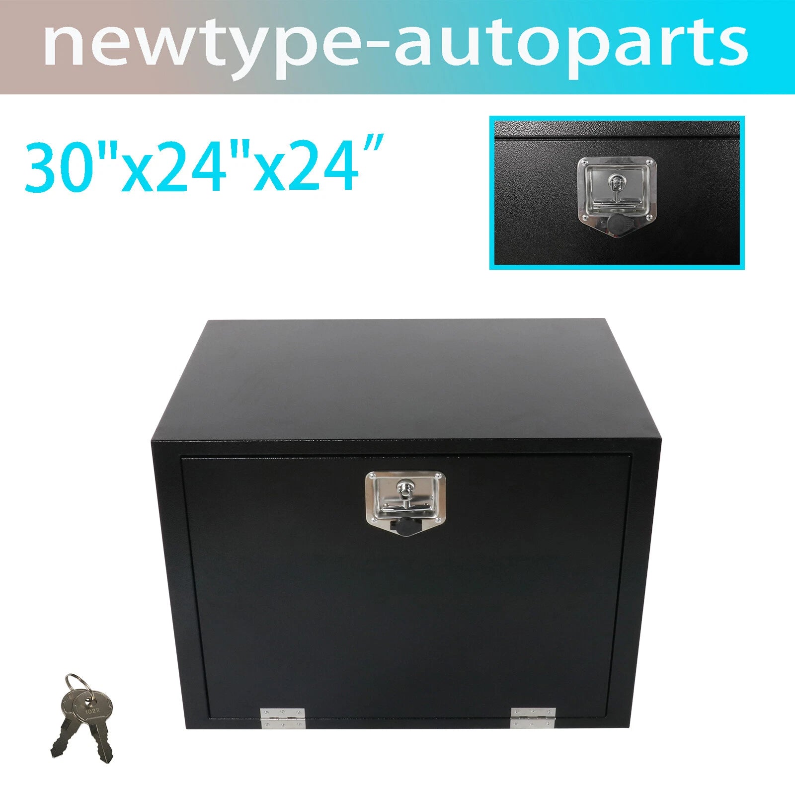 Tool Box for Pickup Truck (30"X24"X24") with Lock & Key