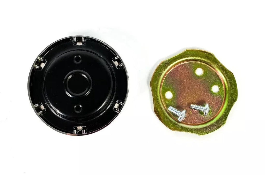 Black Center Cap for 1964–1966 Ford Mustang Tri-Bar Pony Styled Steel Hubcap