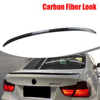 1x Rear Trunk Lip Spoiler Carbon Look Soft-TPU for BMW F30 F80 M3 (2012–2018)