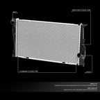 Aluminum Cooling Radiator DPI 2973 for BMW 1 Series M/135i/335i/Z4 (2007–2016)