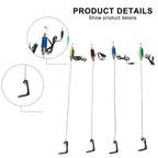 Set of 4 LED Bite Alarms for Fishing Rods