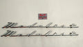 Fender Script Emblems Badge Ornament for Mercury Medalist (1956–1956)