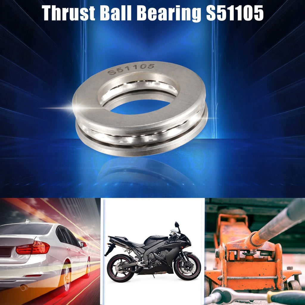 2 Pcs S51105 Thrust Ball Bearing for Various Models (25x42x11mm)